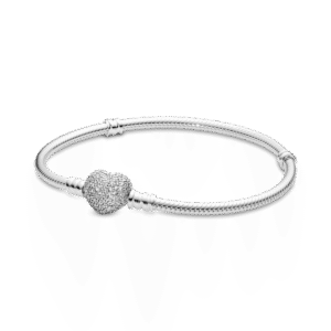 Pulsera con brillos Plateados